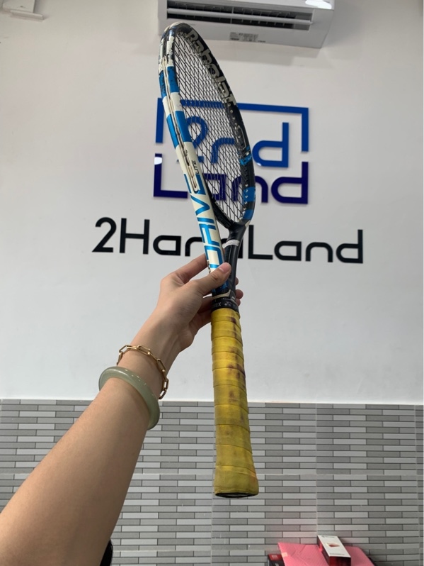 Vợt tennis Babolat Pure Drive Team - 285gr - Màu xanh trắng - Ngoại hinh: 96% - Body