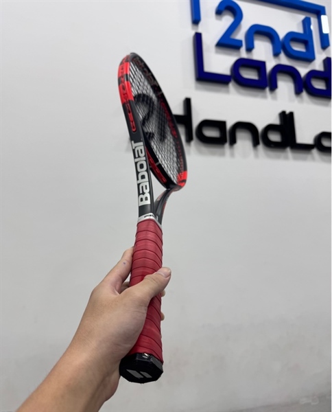 Vợt Tennis Babolat Pure Strike 100 290g - Màu đỏ đen - Ngoại hình 97% - Body 1