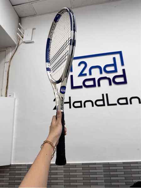 Vợt Tennis Babolat Reflex 105 206G - Màu trắng xanh - Ngoại hình: 97% - Body 2