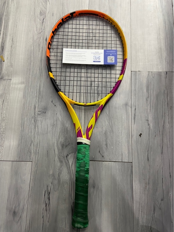 Vợt Tennis Babolta Pure Aero Lite Rafe - Màu vàng đen - Ngoại hình: 97% - Body