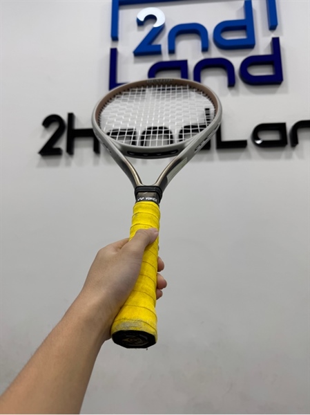 Vợt Tennis Dunlop Graphite 108 - 300G - Màu xám - Ngoại hình 96.5% - Trầy tróc sơn - Body
