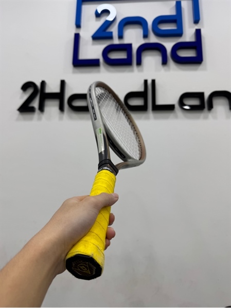 Vợt Tennis Dunlop Graphite 108 - 300G - Màu xám - Ngoại hình 96.5% - Trầy tróc sơn - Body 1