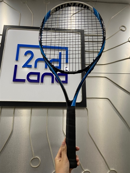 Vợt Tennis Dunlop Hotmelt G-108 - Màu xanh đen - Ngoại hình: 97% - Body