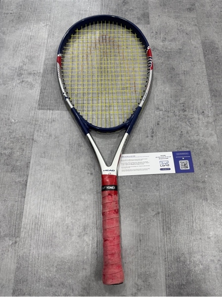 Vợt tennis Head Ti Carbon - Màu xanh đỏ xám - Ngoại hình 97% - Body