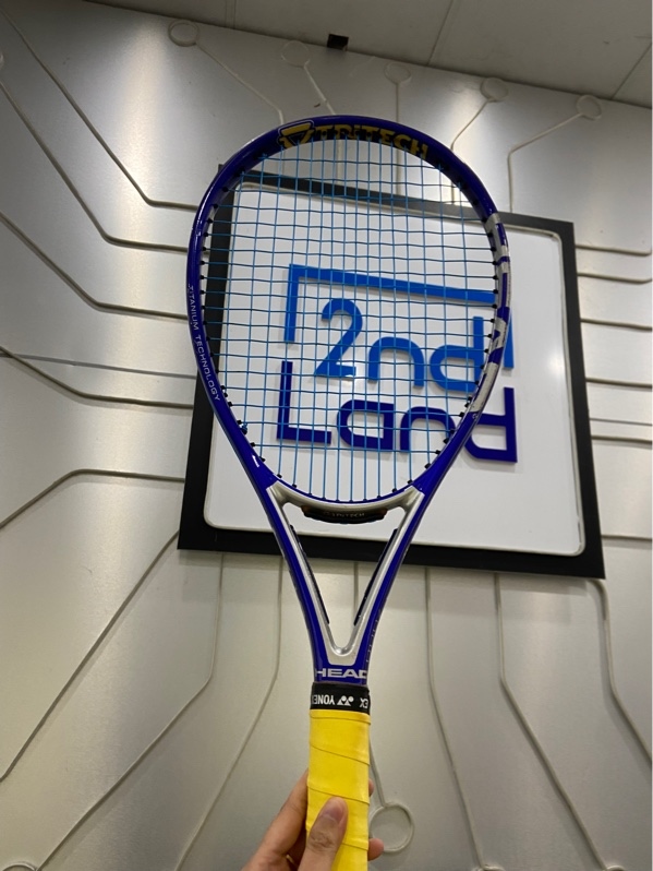 Vợt Tennis Head Tritech 7000 Titanium Technology - Màu xanh - Ngoại hình: 97% - Xước sườn - Body