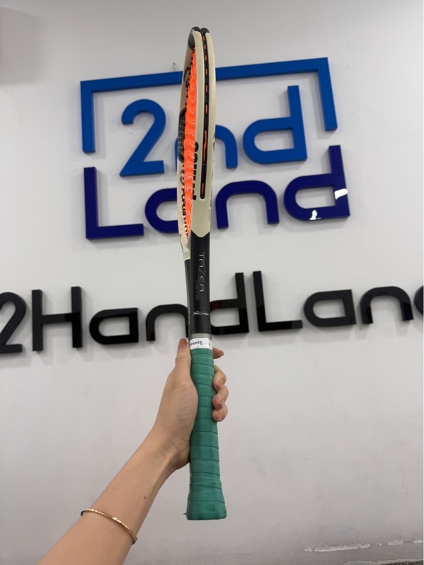 Vợt Tennis Prince Force 3 - Màu trắng đen - Ngoại hình 96% - Trầy xước , tróc sơn nhiều, xuống màu - Body