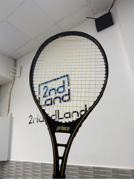 Vợt tennis Prince Pro - Đen - 4 3/8, ngoại hình: 96% - đã thay dây, kèm túi 1