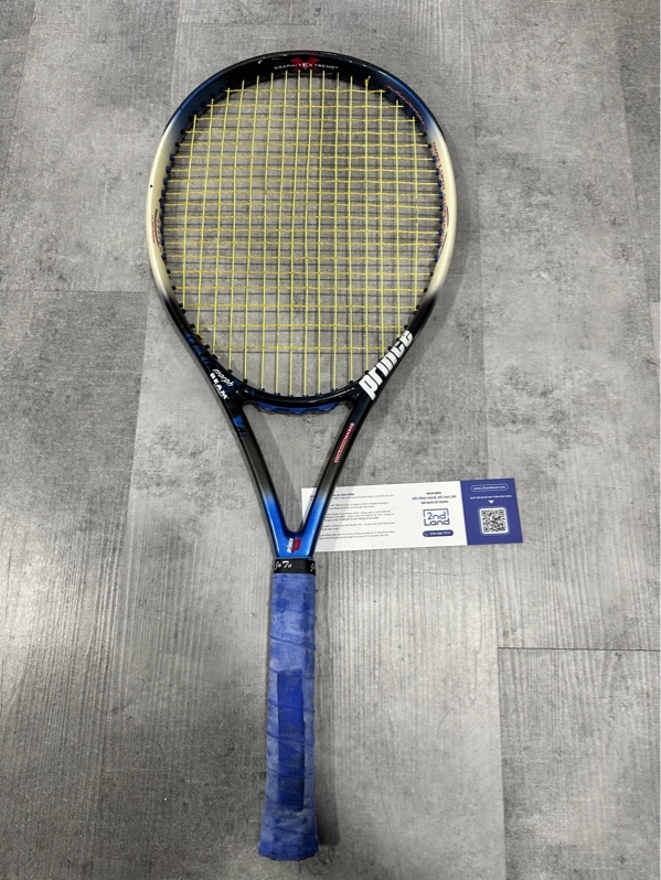 Vợt tennis Prince Thunder Cloud Titanium Longbody 110-Morph Beam - Màu xanh - Ngoại hình 96% - Trầy xướt - Body