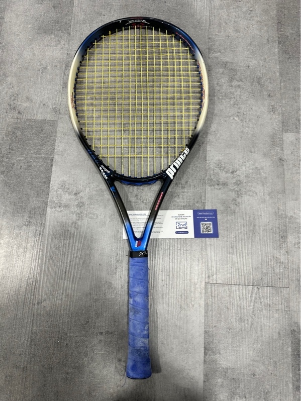 Vợt tennis Prince Thunder Cloud Titanium Longbody 110-Morph Beam - Màu xanh - Ngoại hình 96% - Trầy xướt - Body