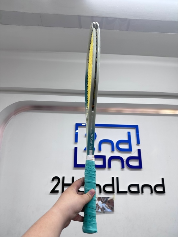 Vợt tennis Prince Tricomp - Màu trắng xanh - Ngoại hình 97% - Body