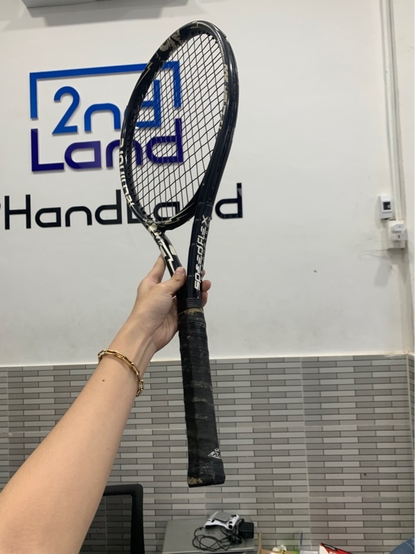 Vợt tennis Tecnifibre T-Flash 300 SpeedFlex - 300g - Màu đen - Ngoại hình: 96% - Body