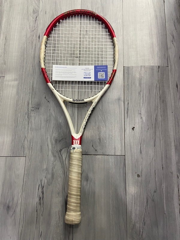 Vợt tennis Wilson Amplifeel 360 - Màu đỏ trắng - Ngoại hình: 97% - Body