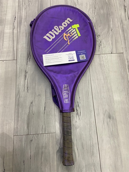 Vợt Tennis Wilson Hammer Duial Taper Beam - Màu xanh - Ngoại hình: 97% - Kèm túi