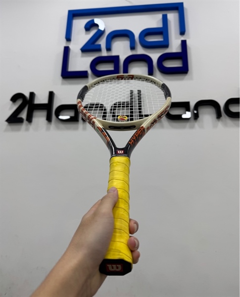 Vợt Tennis Wilson Hammer Hyper 5.3 - 255G - Màu đen trắng - Ngoại hình 97 - Trầy - Body