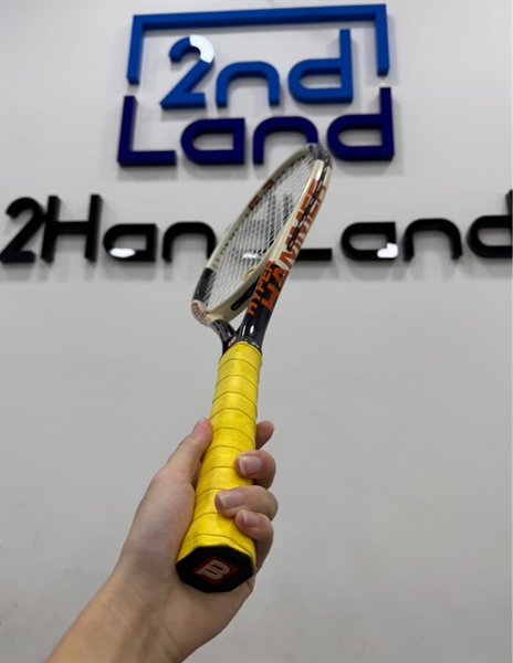 Vợt Tennis Wilson Hammer Hyper 5.3 - 255G - Màu đen trắng - Ngoại hình 97 - Trầy - Body 2