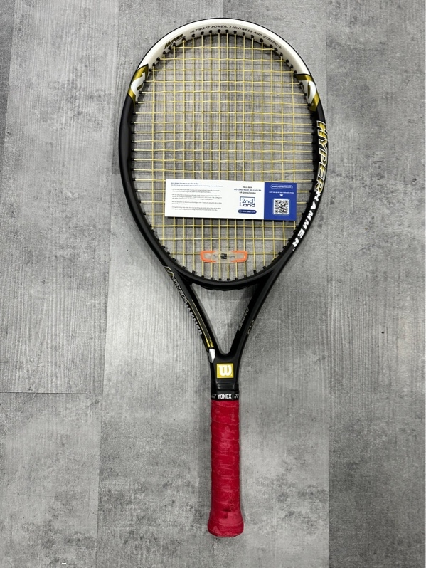 Vợt Tennis WILSON HYPER HAMMER 5.3 WRT5956102 237g - Màu đen - Ngoại hình 97% - Cấn trầy - Body