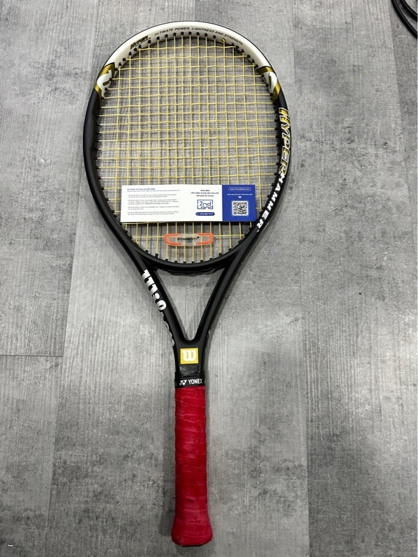 Vợt Tennis WILSON HYPER HAMMER 5.3 WRT5956102 237g - Màu đen - Ngoại hình 97% - Cấn trầy - Body