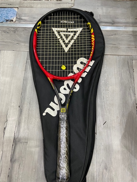 Vợt Tennis Wilson Hyper Pro Staff 6.1 - Màu đỏ - Ngoại hình: 97% - Tróc sơn nhiều - Kèm túi