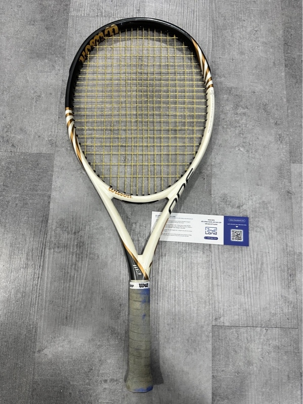 Vợt tennis Wilson One BLX 118 - Màu trắng sữa - Ngoại hình 97% - Trầy viền - Body