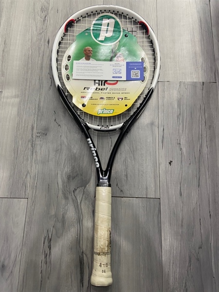 Vợt Tennis Wilson Prince Air Rebel - Màu đen trắng - Newseal