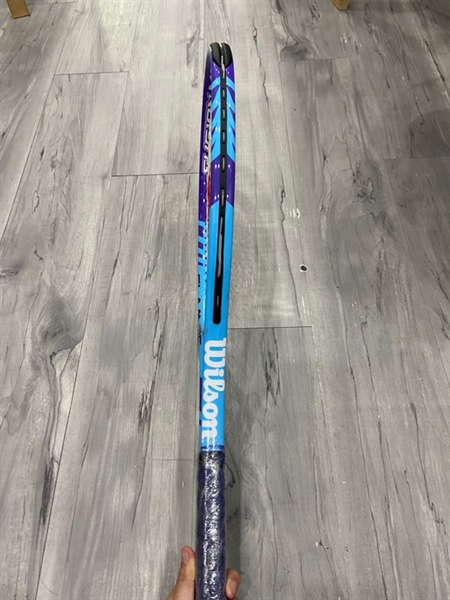 Vợt Tennis Wilson Slam 25 Fasion Matrix - Màu xanh - Ngoại hình: 97% - Body 1