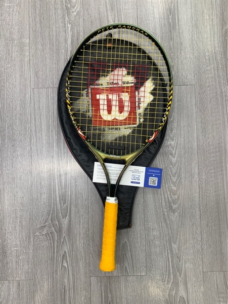 Vợt Tennis Wilson Titanium 25 Rak Attak - Màu xanh lá - Ngoại hình: 97% - Body