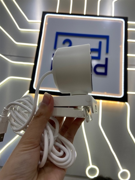 Webcam AI Auto Tracking VSP (W66/W 1080P) - Màu trắng - Ngoại hình: 99% - Kèm Box + remote 1