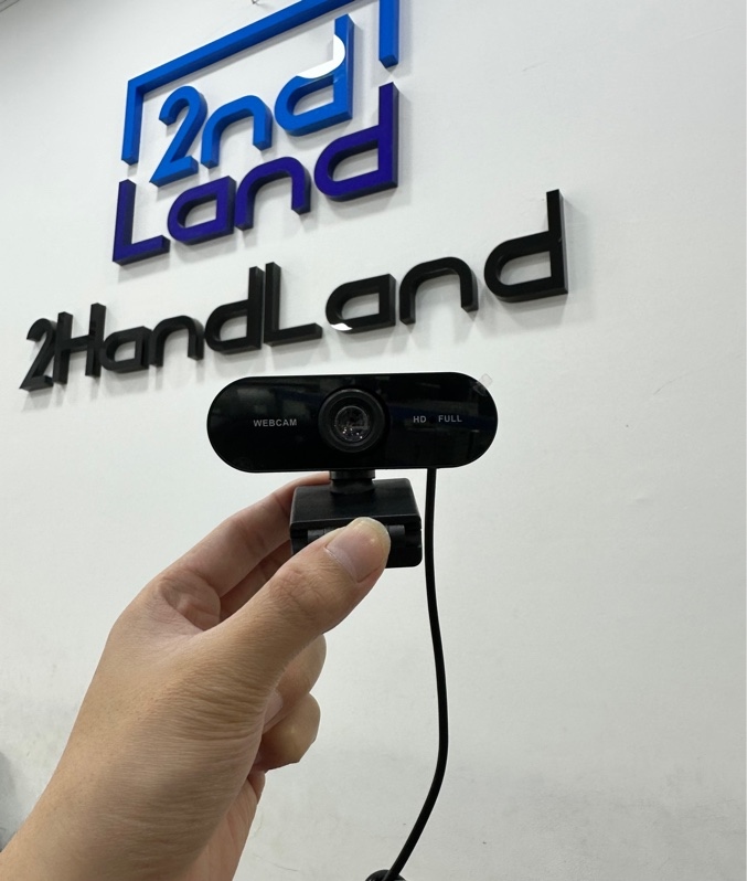 Webcam FullHD 1080P - Màu đen - Ngoại hình 97.5% - Body