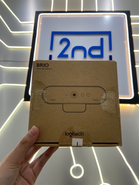 Webcam Logitech Brio 4K - Màu đen - Ngoại hình: 98% - FullBox 3
