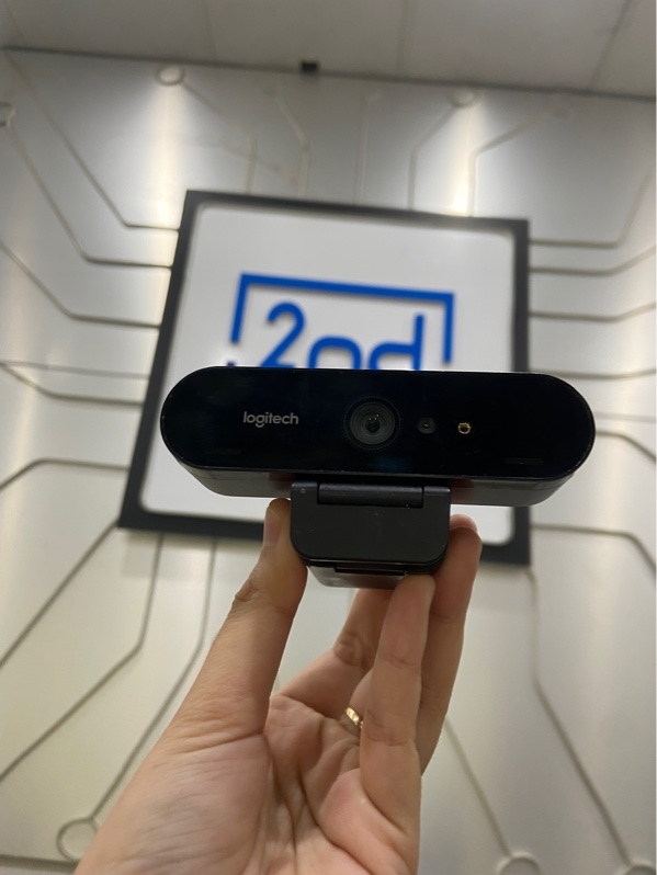 Webcam Logitech Brio 4K Ultra HD - Màu đen - Ngoại hình: 97% - Xước thân - Body