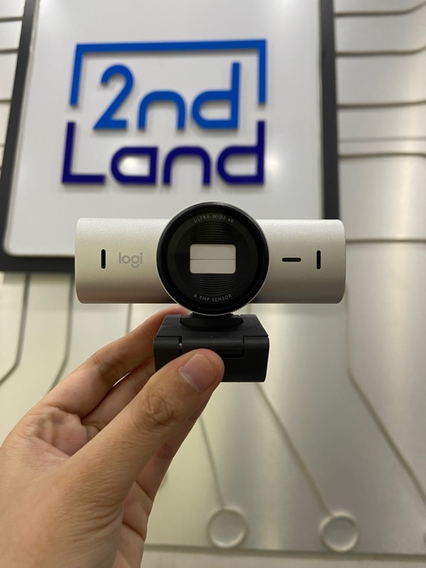 Webcam Logitech MX Brio 4K - Màu trắng - Ngoại hình: 97% - Không dây kết nối - Body