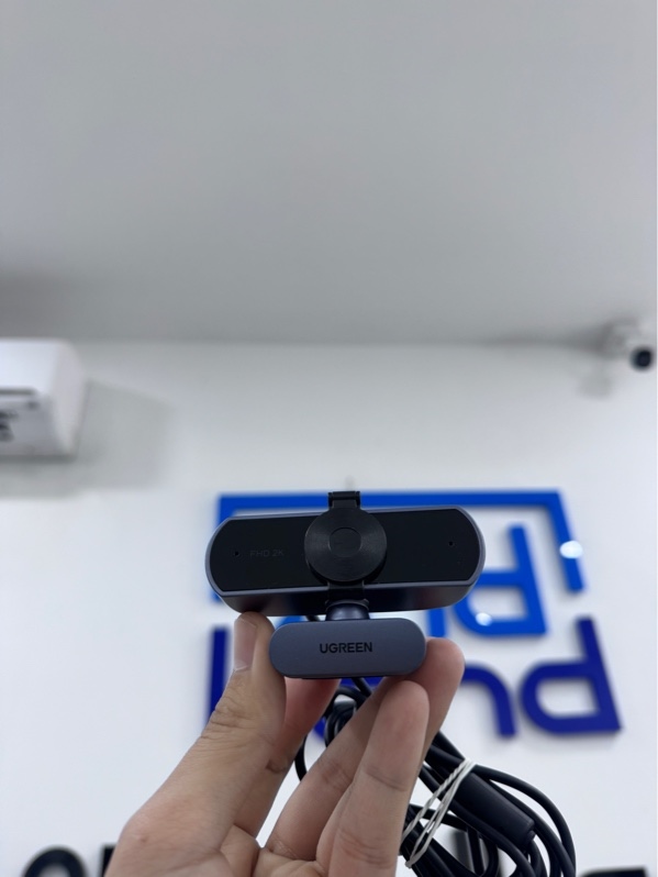 Webcam Ugreen CM717 2k - Màu xanh - Ngoại hình 98% - Kèm box