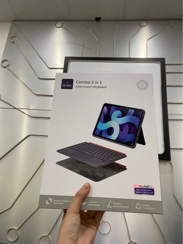 WiWU 3 in 1 Mag Magnetic Keyboard MK-005 - Màu đen - Ngoại hình: 98% - FullBox