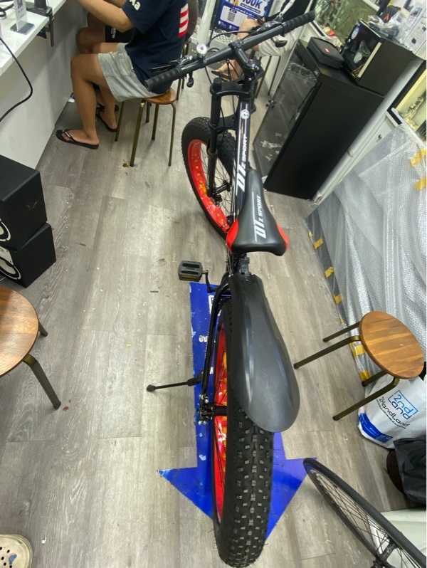 Xe đạp địa hình DTZ Sport - Màu đen đỏ - Ngoại hình 97.5% - 2 bánh 27 inch, 3 đĩa 7 líp - Body