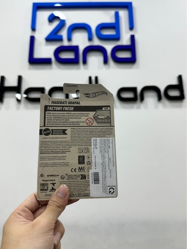 Xe mô hình đồ chơi cơ bản Hotwheels 1:64 - Maserati Shamal - Newseal