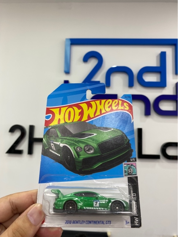 Xe mô hình Hot Wheels - 2018 Bentley Continental GT3 - New seal