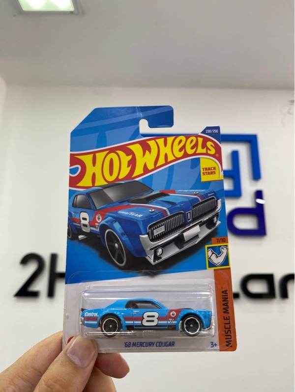Xe mô hình Hot Wheels - 68 Mercury Cougar - New seal