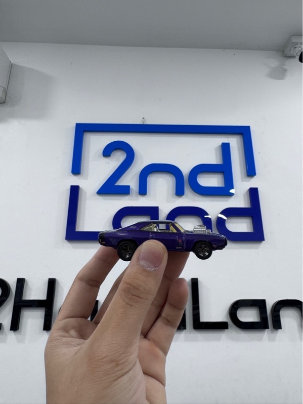 Xe mô hình Hot Wheels '70 Dodge Charger R/T - Ngoại hình 97% - Trầy xước - Body