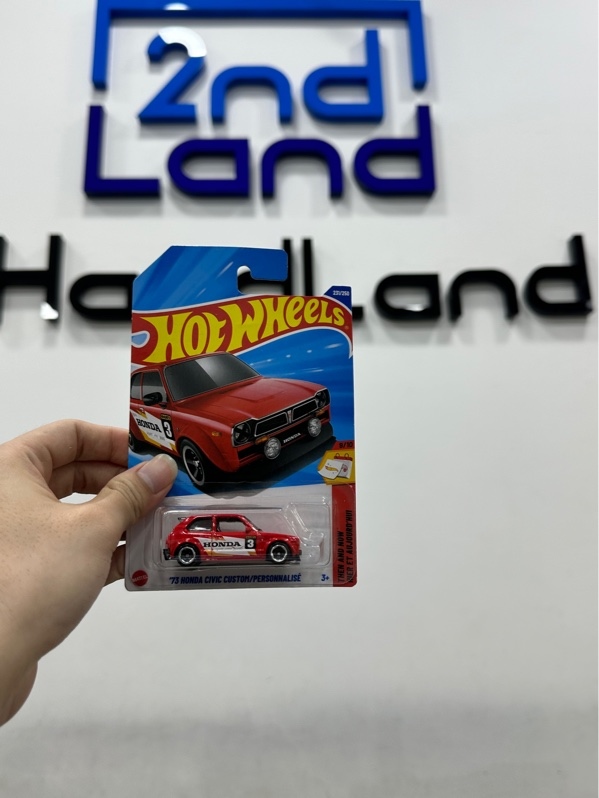 Xe mô hình Hot Wheels '73 Honda Civic Custom/Personnalisé - Newseal