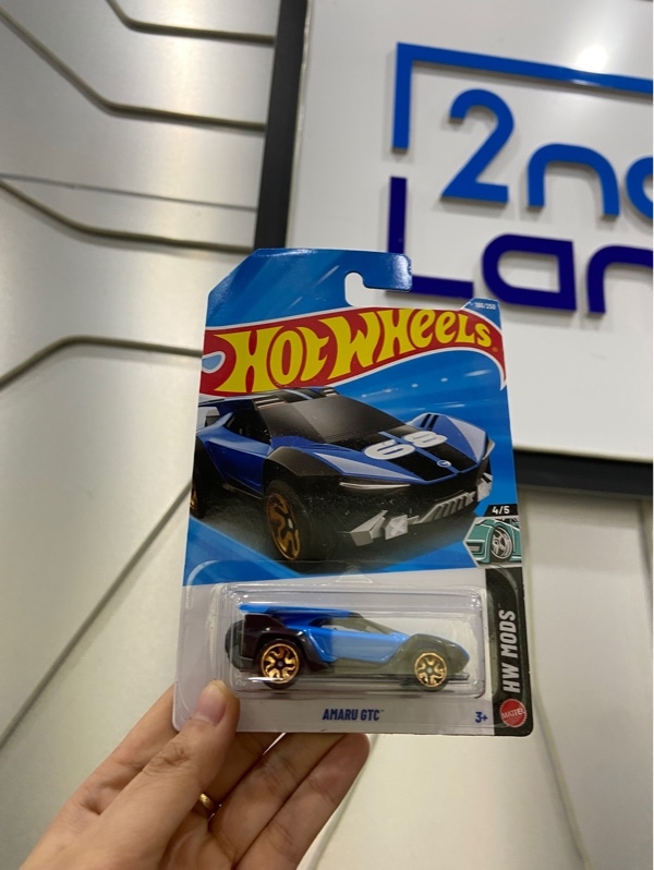 Xe mô hình Hot Wheels - Amaru GTC - Màu xanh - Newseal