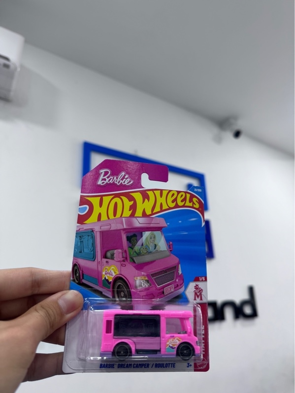 Xe mô hình Hot wheels Barbie Dream camper/roulotte - Màu hồng - Newseal