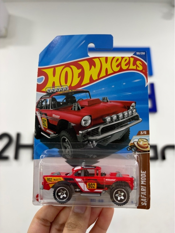 Xe mô hình Hot wheels Big-Air Bel-Air - Màu đỏ - Newseal