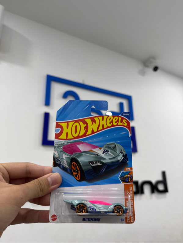 Xe mô hình hot wheels - BLITZSPEEDER - Màu hồng - Newseal