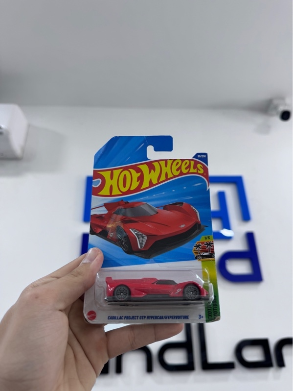 Xe mô hình Hot wheels Cadillac Project GTP Hypercar/Hypervoiture - Màu đỏ - Newseal