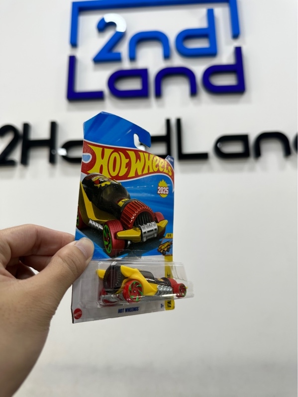 Xe mô hình Hot Wheels - Fast Foodie - Hot Wheengs 197/250 - Màu vàng đỏ - Newseal