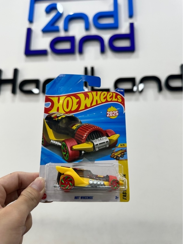 Xe mô hình Hot Wheels - Fast Foodie - Hot Wheengs 197/250 - Màu vàng - Newseal
