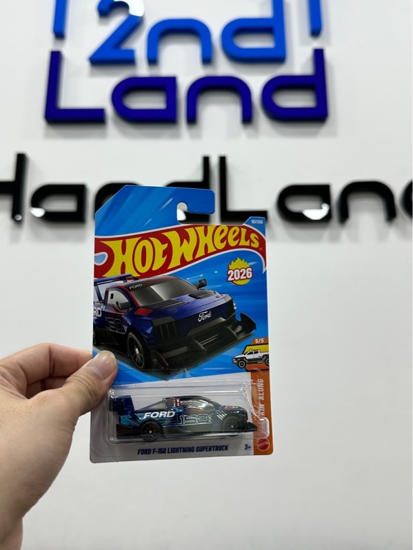 Xe Mô Hình Hot Wheels Ford F-150 Lightning Super Truck - Newseal
