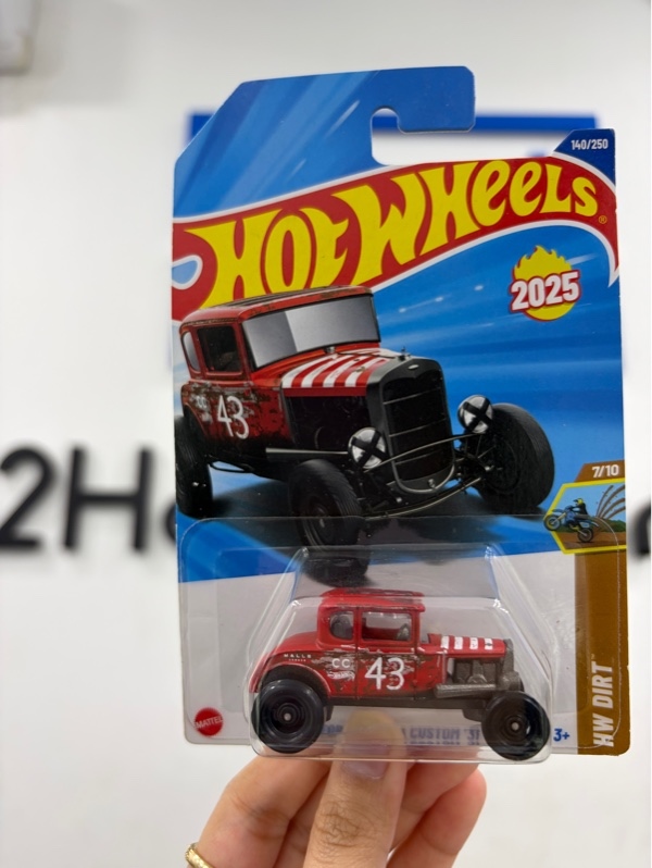 Xe mô hình Hot wheels Ford Model A Custom '31 - Màu đỏ - Newseal