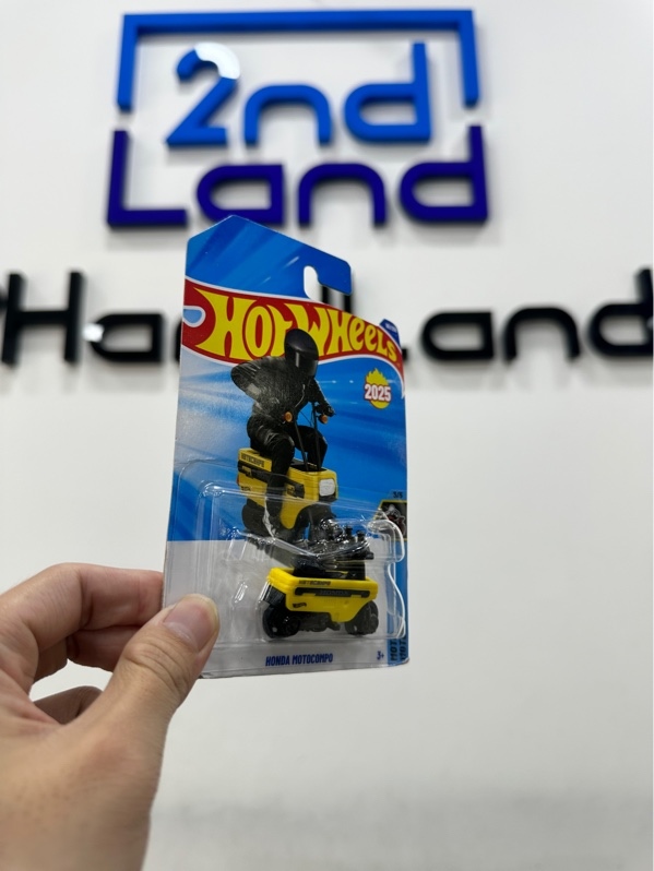 Xe mô hình Hot Wheels - Honda Motocompo 181/250 - Màu vàng - Newseal