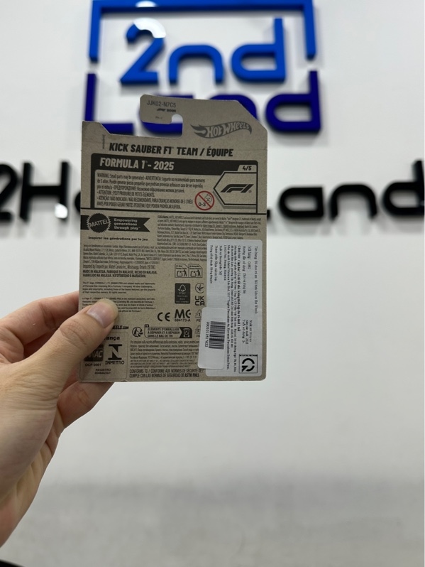 Xe mô hình Hot Wheels Kick Sauber F1 Team / ÉQuipe - Newseal
